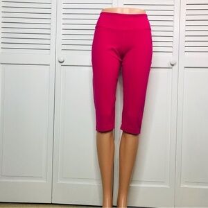 ZOBHA Pink Pull On Knee Length Leggings Size 6